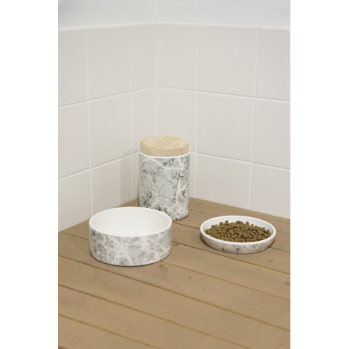 Керамическая миска 1700 мл Серая