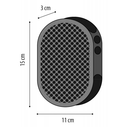Массажная щетка 2 в 1