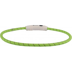 ОШЕЙНИК С 3 УРОВНЯМИ СВЕТА, зелёный цвет (33-63,5 см)