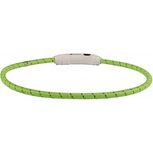 ОШЕЙНИК С 3 УРОВНЯМИ СВЕТА, зелёный цвет (33-63,5 см)