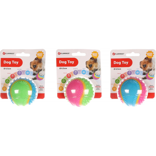 Мяч с пищалкой Со ВКУСОМ ГОВЯДИНЫ (6,5 см)