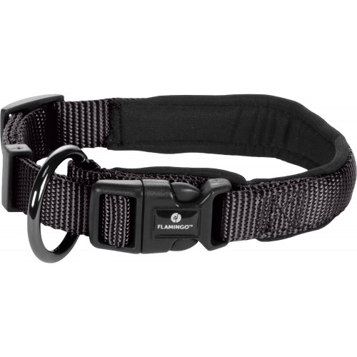 ОШЕЙНИК нейлоновый ЧЁРНЫЙ L (50-55см)