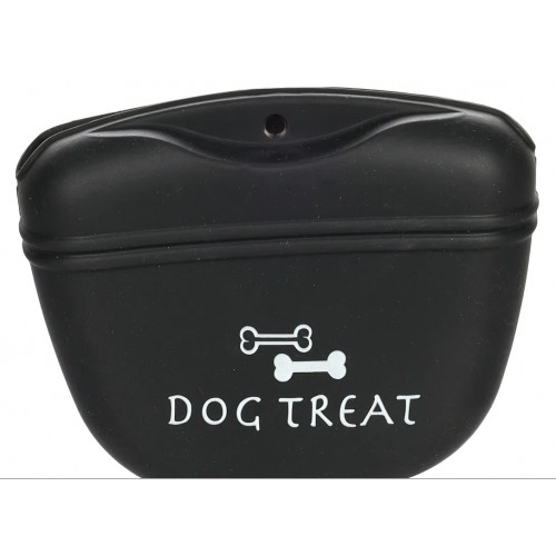 Силиконовая сумка для лакомств СЕРая