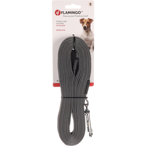 Тренировочный поводок XENO СЕРЫЙ 5м