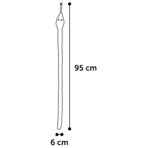 ИГРУШКА ЗМЕЯ ВЕРЕВКА КРАСНая L
