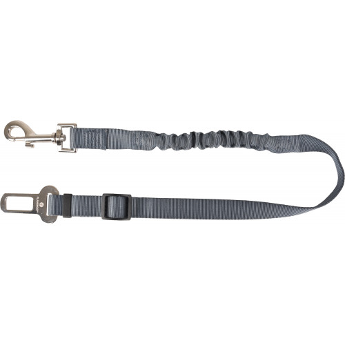 Поводок DOG SAFETY для авто, серый, S (43-50cм)