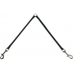 Сворка для 2х собак ZIGGI ЧЕРНая 50см