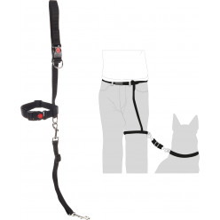 ПОВОДОК LEGLEADER, черный, M (42-60 см)