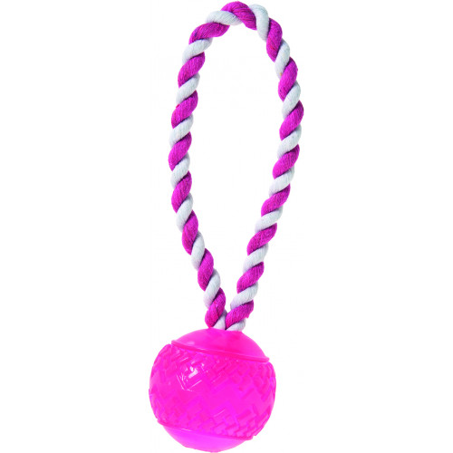 Мяч из TPR на веревке  (6,5 см)
