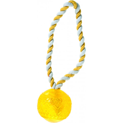 Мяч из TPR на веревке  (6,5 см)