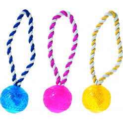 Мяч из TPR на веревке  (6,5 см)