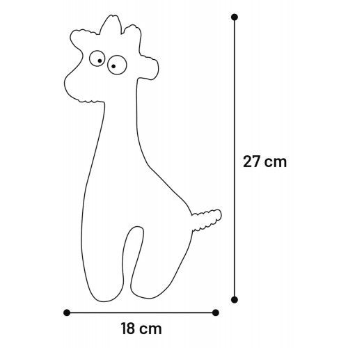 ИГРУШКА ЖИРАФ ЖЕЛТЫЙ