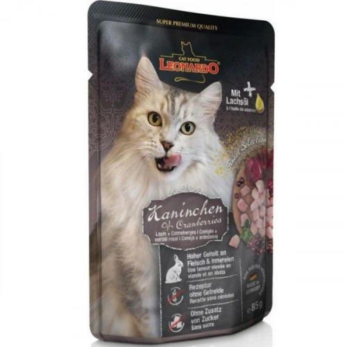 Leonardo with rabbit and cranberries