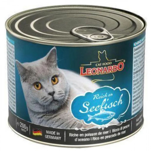Leonardo canned fish for cats