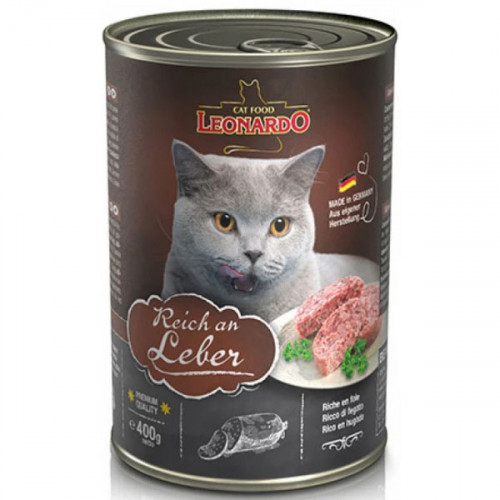 Leonardo canned food for cats with liver