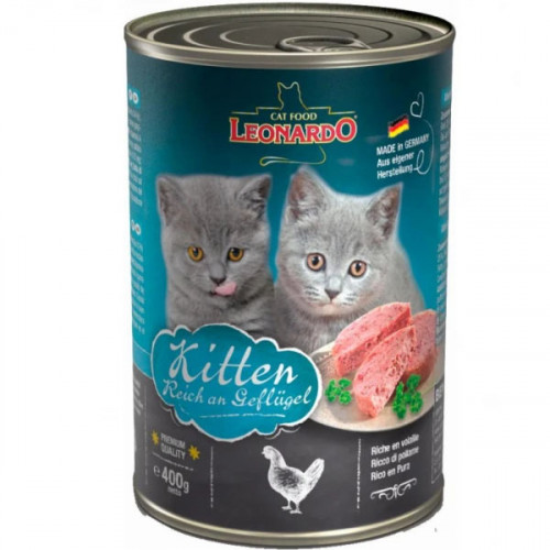 Leonardo canned food for kittens