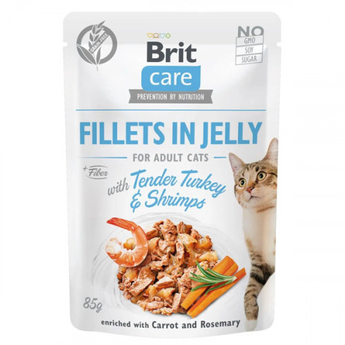 Brit Care Cat Turkey, Shrimps in Jelly