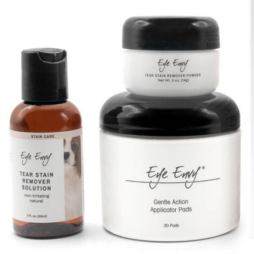 EyeEnvy Стартовый набор для удаления пятен от слез собак (3 шт)