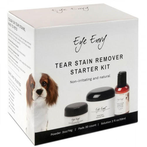 EyeEnvy Стартовый набор для удаления пятен от слез собак (3 шт)