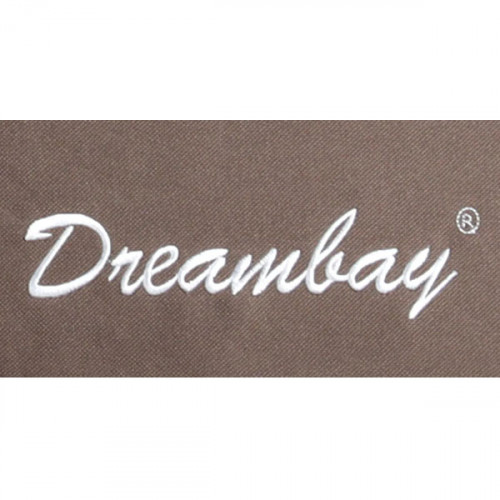 Лежак для собак Dreambay прямоугольный, серо-коричневый (65x45 см)