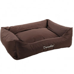Лежак для собак Dreambay прямоугольный, коричневый (120x95 см)