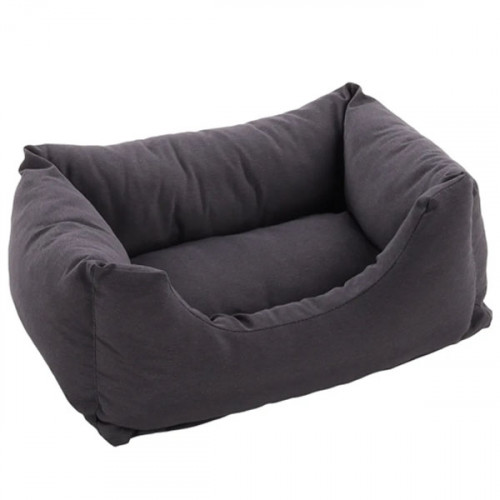 Лежак для собак Panama прямоугольная, темно-серый (100x80 см)