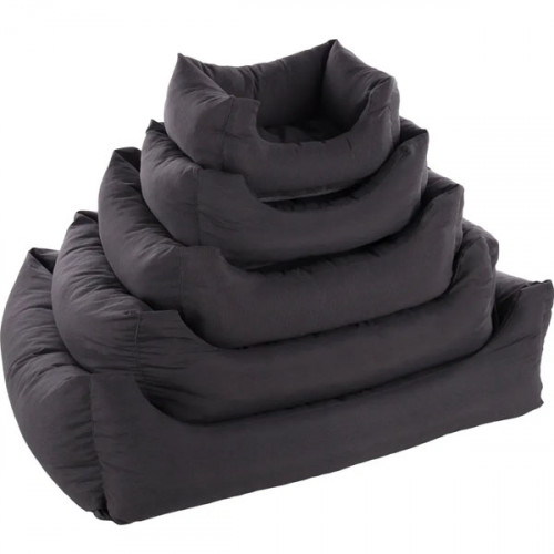 Лежак для собак Panama прямоугольная, темно-серый (100x80 см)