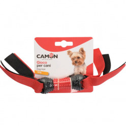 Игрушка - собачья кость TPR с лентой, красная, 27 см