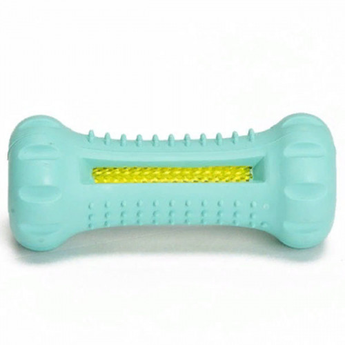 Игрушка - резиновый гантель, бирюзовый, 13 см