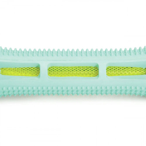 Игрушка - резиновый гантель, бирюзовый, 13 см