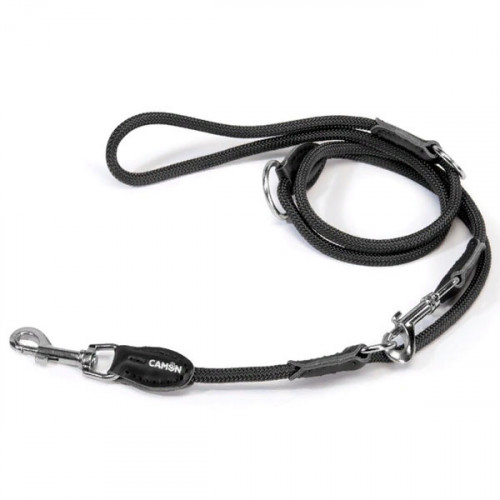 Camon Тренировочный поводок, черный (2м)