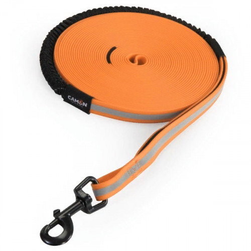 Camon Длинный тренировочный поводок, оранжевый, 5 м