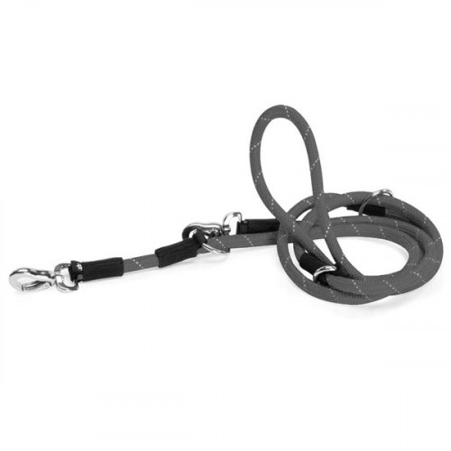 Camon Тренировочный светоотражающий поводок, черный, 2м x 12 мм