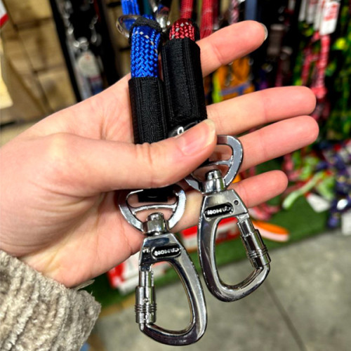 Camon Тренировочный светоотражающий поводок, красный, 2м x 12 мм