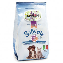 Чистящие салфетки "Camon", лаванда и ромашка, 100шт 