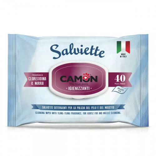 Camon Чистящие салфетки с запахом мирры "Camon", 40шт
