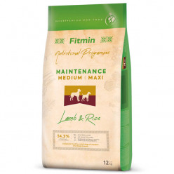 Fitmin Dog Medium Maxi Lamb Rice