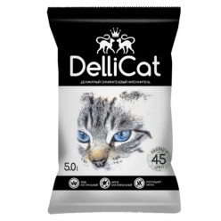 Силикагелевый наполнитель DelliCat - без запаха