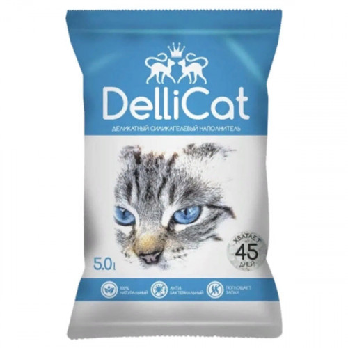Силикагелевый наполнитель DelliCat - мята