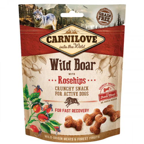 Carnilove Crunchy Snack Wild Boar with Rosehips