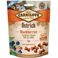 Carnilove Crunchy Snack Ostrich with Blackberries