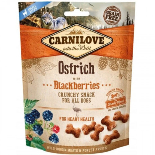 Carnilove Crunchy Snack Ostrich with Blackberries