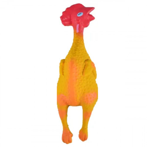 Игрушка латексная - Gallina Chicken, желтая (14см) 