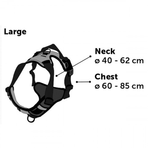 Шлейка BALOU черная, L