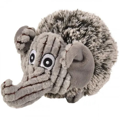 Игрушка плюшевая с мячом - буйвол/слон/собака 