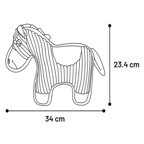 Игрушка плюшевая - лошадка WAHIB светло-коричневого цвета (30см) 