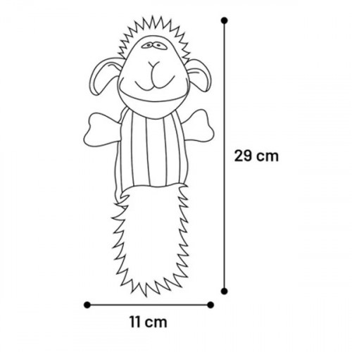 Игрушка мягкая - Овечка Билли, светло-коричневого цвета (30см)