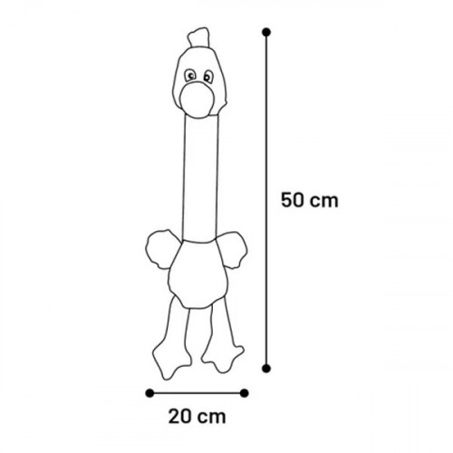 Игрушка мягкая разноцветная - утка Dukla (50cм)