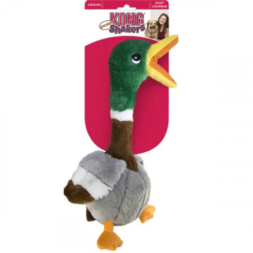 Игрушка плюшевая - KONG TOY SHAKERS, утка S