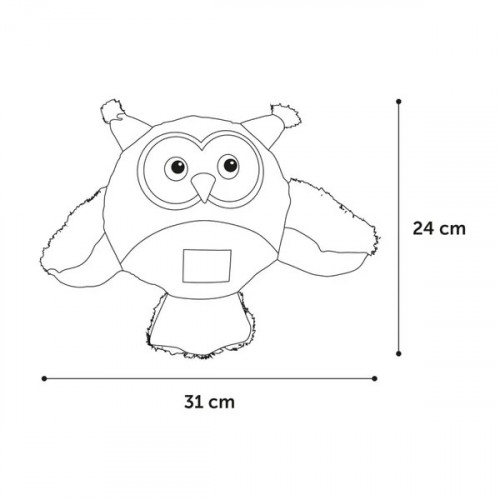 Игрушка мягкая Natura Delight - сова (24см)